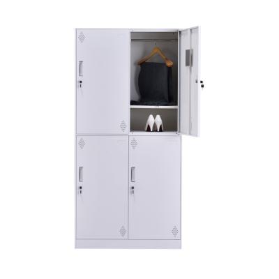 China Luoyang Factory Luoyang Factory Personal Lockers Cabinet 4 Door Modern Home Storage Metal Locker for sale