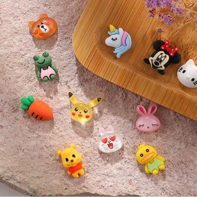 China Nail Art Decoration SHIZHIXIU fruit and bear 3d nail charms in bulk 2022 cartoon nail charm decoration 3d nail art stickers for sale