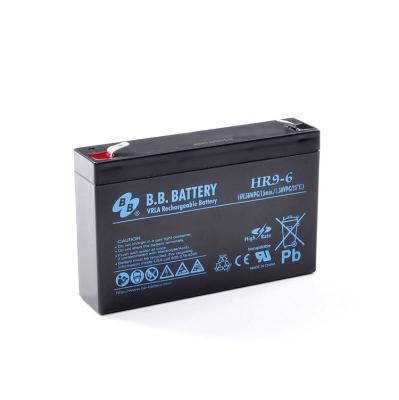 China OEM HR9-6 Support Toys BB High Rate Discharge Battery Lead-Acid Ups Battery 6V 8Ah Battery for sale