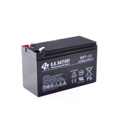 China 12V UPS System BB Battery SLA BB BP7-12 7Ah AGM UPS Battery Lead Acid Battery for sale