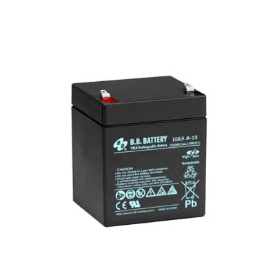 China AC Power High Rate Use BB Battery 12V 5.3Ah HR5.8-12 Sealed Battery for sale