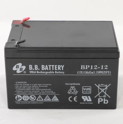 China UPS/Power Pack/Fishing Lights/Toy Car 12V12Ah Lead Acid Battery BB for UPS/Power Pack/Fishing Lights/Toy Car for sale