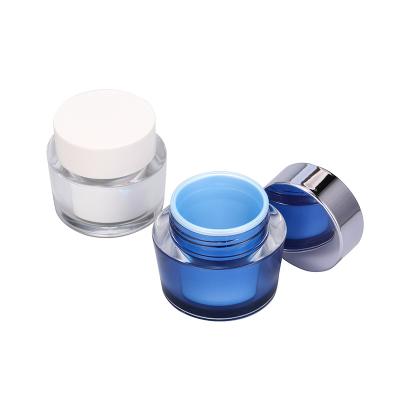 China Manufacturer OEM Body Face Cream Cosmetic Jar Packaging 50ml PP Cream Plastic Cosmetic Jar for sale