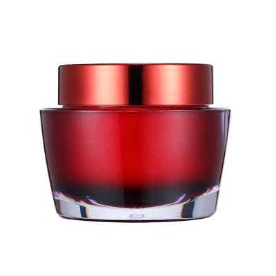 China 50g Cosmetic Jar Plastic Cream Cosmetics Packaging Cosmetic Cream Jar Body Lotion Containers For Face Cream for sale