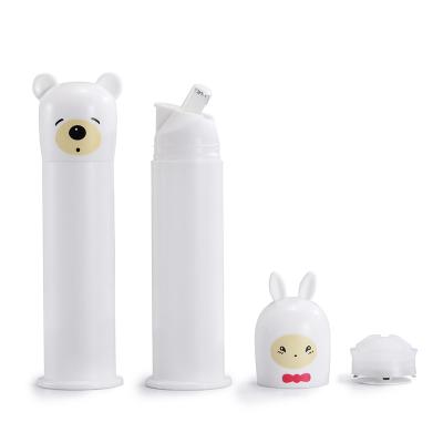 China Newly Design Good Comment Cosmetic Cute Plastic Cream Bottle PP Eco Friendly Toothpaste Containers for sale