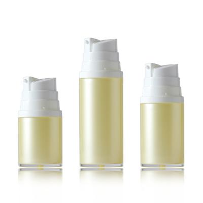 China Cosmetic luxury plastic matte bottle 20ml lotion empty lotion pump bottles dual chamber bottle for sale