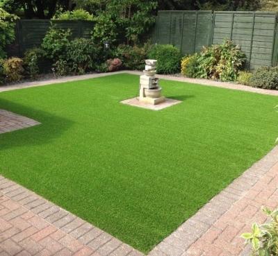 China New design natural green color long durable artificial turf garden grass for sale