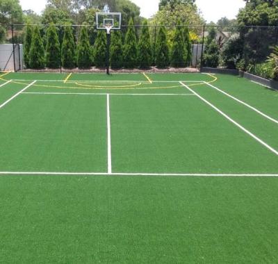 China Fibrillated grass yarn Professional artificial turf carpet producer for padel court field for sale