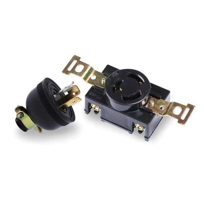 China Generator plastic spare parts 3 pin plug japanese socket for sale for sale