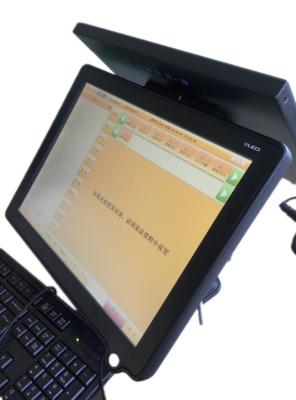 China USB Touch Screen Pos Terminal With Double Sided Projection Screen for sale