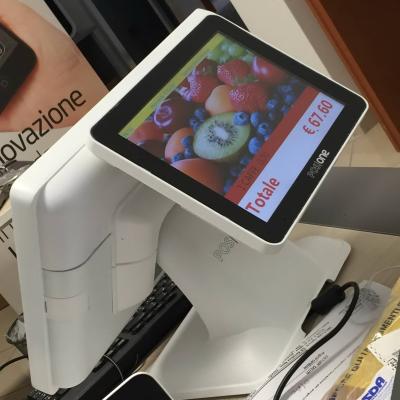 China Double Displays Touch Pos Cash Registers For Small Business Capacitive for sale