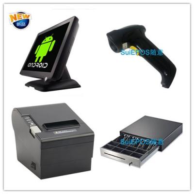 China Stronger Stabilization Android Pos Cash Register 4GB 15 Inch Touch Screen for sale