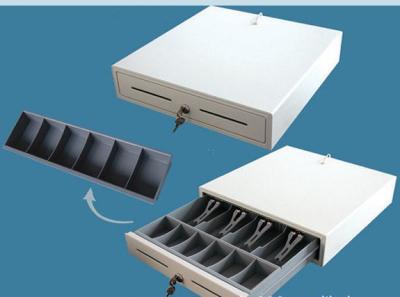 China Safe Steel POS Cash Register Drawer , USB Cash Register Drawer Retail Custom Available for sale