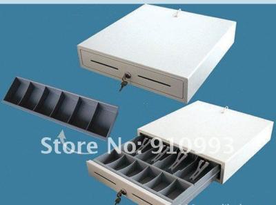 China Adjustable Dividers POS Cash Drawer With Key Five Compartments for sale