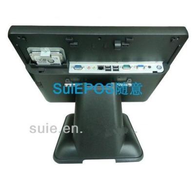 China 32G Touch Screen Pos Cash Register 2 * 20 VFD With Storege SSD Card All In One for sale