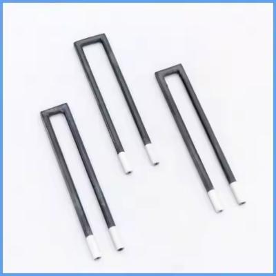 China Straight sic silicone carbide heating rods with cold zone and hotzone silicon carbide element en venta