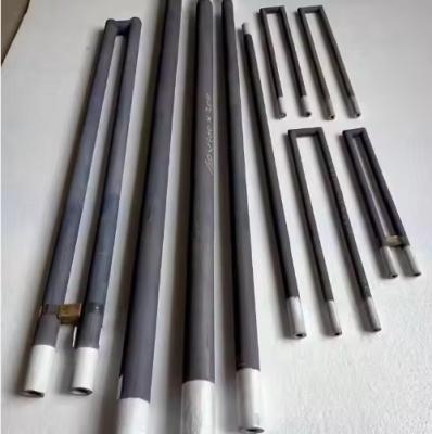 China New 1400°C SiC Electric Tube Furnace Water Heater U Type Dia20mm Heating Elements Te koop