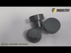 Black Silicon Carbide Ceramics Parts High Hardness For Industrial