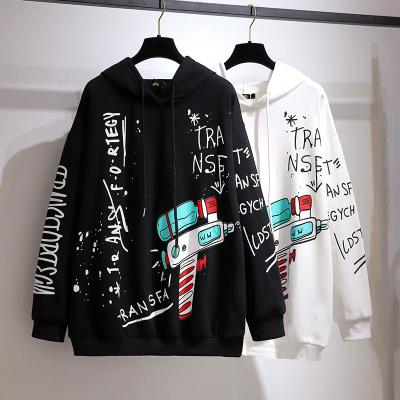 China New Arrival High Quality Full Viable Plus Size Cotton Hoodie Streetwear 100% Custom Logo Women Embroidered Hoodie Streetwear for sale