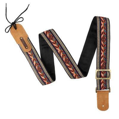 China Vintage Woven SOLDIER Vintage Woven Guitar Strap Collection Strap Set for Acoustic, Bass and Electric Guitars for sale