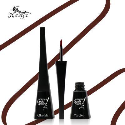 China Wholesale New Design Waterproof Makeup Branded Eye Liner Delineadores Colorful Black Waterproof Liquid Adhesive Eyeliner for sale