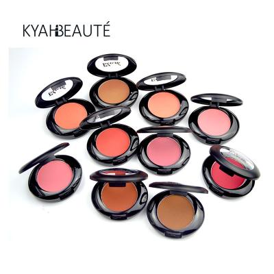 China KYAHBEAUTE Mixed Well Make Cosmetic Matte Perfect Flush Sheer Single Color Buildable Pressed Cream Blush Private Label Blush for sale