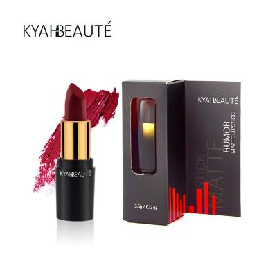 China KYAHBEAUTE Maquillaje Labiales Lip Color Lipstick Waterproof Matte Waterproof Creamy Lipstick Private Cosmetic Romantic Label for sale