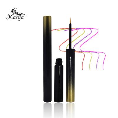 China Wholesale Waterproof Glitter Waterproof Multicolor Quick-Drying Lasting Liquid Eyeliner Makeup Adhesive Waterproof Colorful Eyeliner for sale