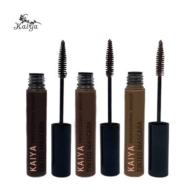 China Moisturizer best sell vegan tinted color curling brown mascara water resistant long fiber 4d silk eyelash extension maskara volume lashes for sale