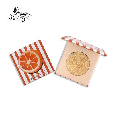 China Wholesale Custom Waterproof 35mm Pan Mini Square Single Glitter Eyeshadow Makeup Powder Vegan Gold Eyeshadow Highlighter Bar Palette for sale