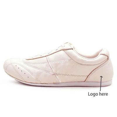 China Trend fashion genuine leather unisex EVA lightweight flat training shoes and rubber outsole for sale