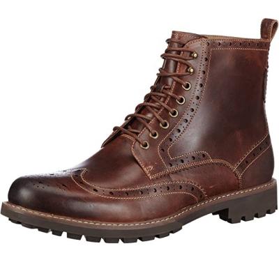 China 2022 High Quality Men's Boots Anti-slippery Winter Casual Dress Shoes Leather Shoes for sale