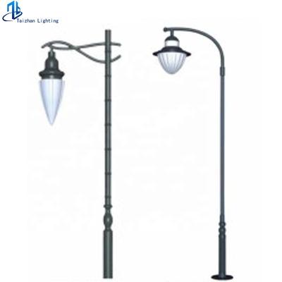 China Road Outdoor Decorative Antique Cast Iron Street Light Poles Garden Lights Led Light Fixtures for sale