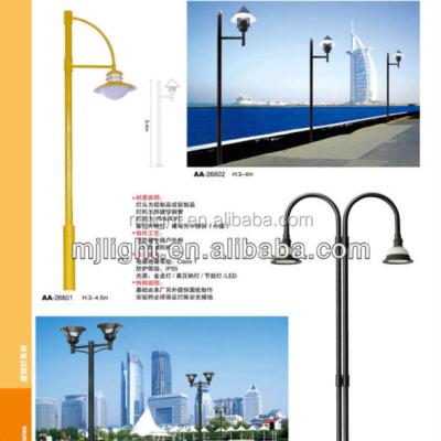 China New Design Garden 3-4m Led E27 Garden Lights Pole For Park for sale