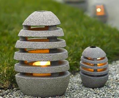 China Garden Stone Light Lawn Lamp Pathway Light Landscape Artistone Garden Lights for sale