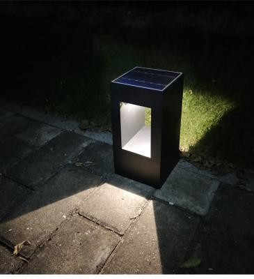 China High Quality High Efficiency Ip65 600Mm 800Mm Dimmable Outdoor Garden LED Pillar Light Solar Garden Bollard Light for sale