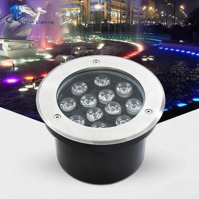 China Hot Sell Garden Water Fountain Light Outdoor RGB IP 68 Led Buried Lights Park Reforest Landscape Tree Spot Garden Lamp Ground for sale