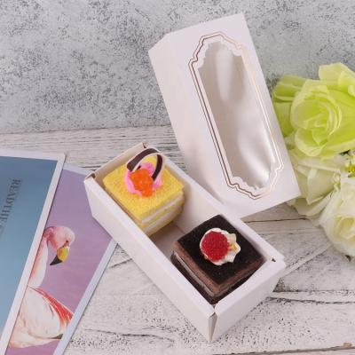 China Custom Handmade Hot Selling Window Paper Cupcake Cupcake Birthday Cake Cupcake Boxes Custom Made for sale