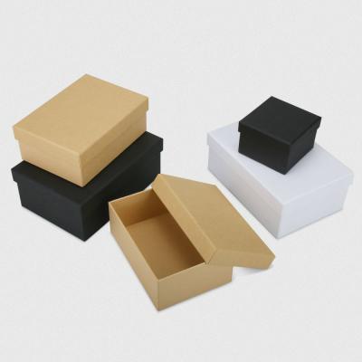 China Square Paper Recyclable Wholesale Gift Box Solid Color Special Paper Gift Box With Lid for sale