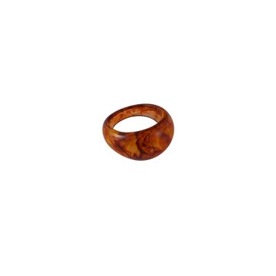 China MISSNICE FASHIONABLE colorful acrylic-based resin amber ring rings the same wild fashion couple's multi-functional temperament fashion ring for sale