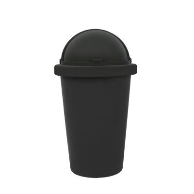 China 2022 Waterproof Car Trash Bin With Cover Portable Car Trash Bin Console Auto Parts Organizer For Tesla Center for sale