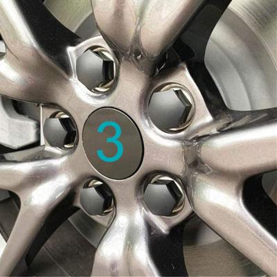 China Decorate the hub screw and protect it from daily damage car hubcaps decoration center hub cover for Tesla Model 3 Y S X model wheel cover for sale