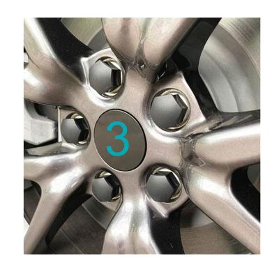 China Decorate the hub screw and protect it from daily damage long life Beautiful practical auto accessories wheel hubcaps for tesla model 3 for sale