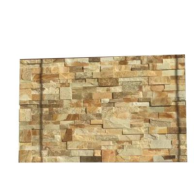 China Real Natural Slate Wall Cladding Stone Veneer Siding Panels Eco - Friendly for sale