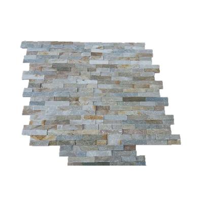 China P014 Clear Color Pile Stone Veneer Eco - Friendly Panel For Exterior Wall Decoration for sale