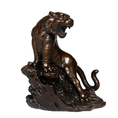 China High Quality Antique Bronze Tiger Europe Metal Animal Statue for sale