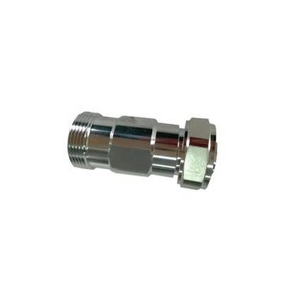 China Brass DC Block Low PIM -153dBc RF Connector High Power 50 - 3000MHz 7 /16 DIN Male To DC DIN Female Block for sale