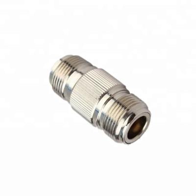 China For Indoor Use Silver Plated Cable Connector Adapter 50 Ohm DC - 3GHz N Female To N Female RF Adapter for sale