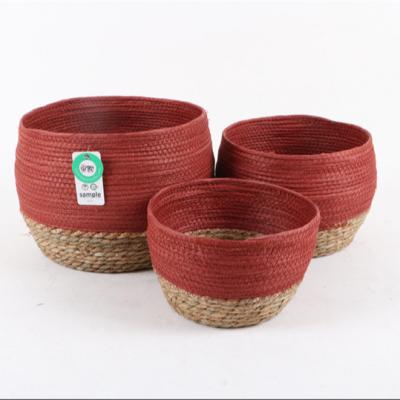 China Excellent Quality Factory Price Folding Clothes Plastic Clothes Laundry Hand - Woven Storage Baskets for sale