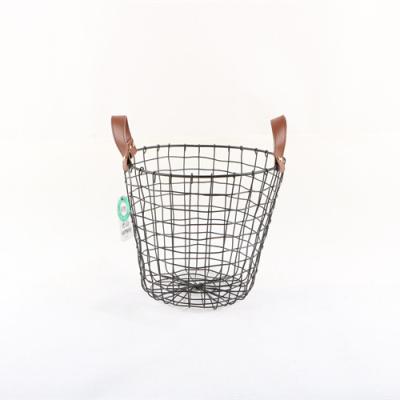 China Online wholesale durable finely processed fruit metal wire basket for home decoration for sale